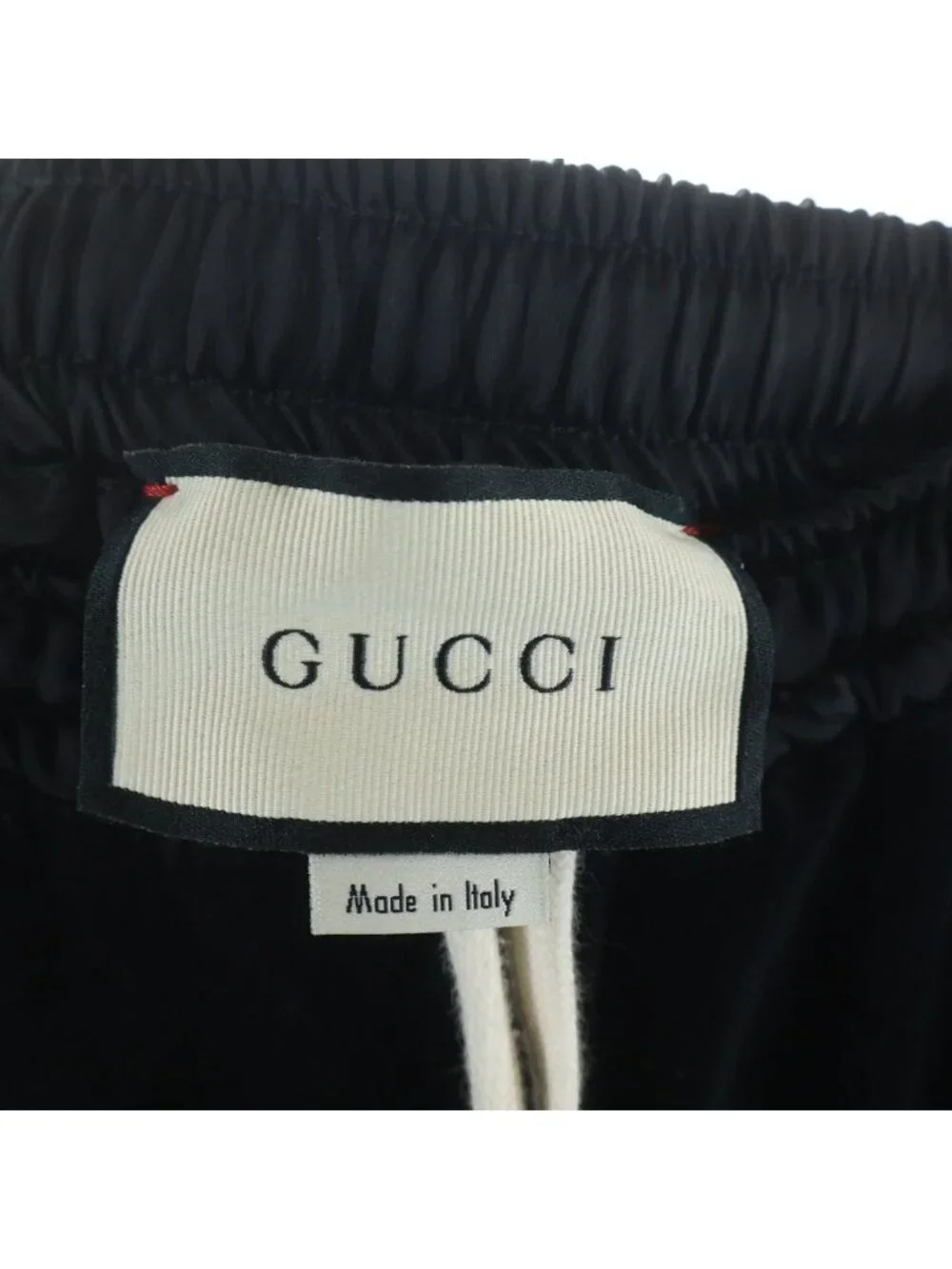 Gucci Velour Side Line Sweatpants Black Pants